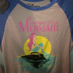 cute little mermaid crop top